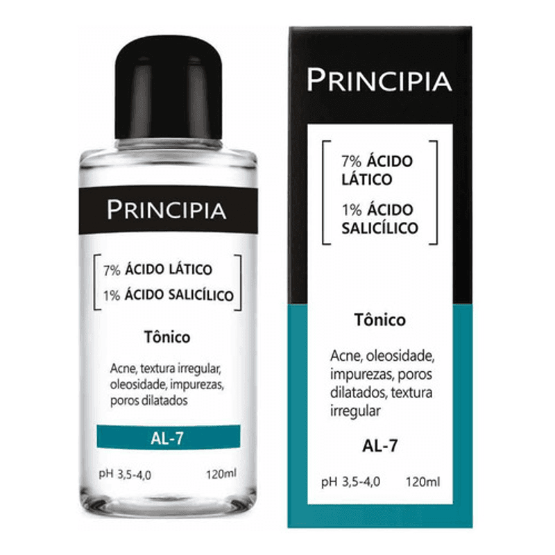 Tônico Facial Principia Com Ácido Lático 120ml