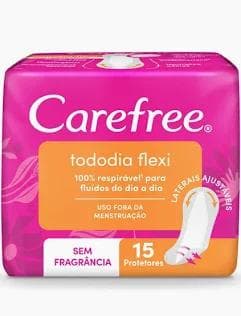 Absorvente Carefree Todo Dia Flex sem Fragancia 15 Protetores