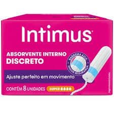 Intimus Absorvente Interno Medio 08 Unidades