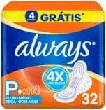 Absorvente Always Seca Fluxo Medio com Abas 32 Unid.