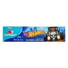 Creme Dental Condor Hot Wheels Morango 50g