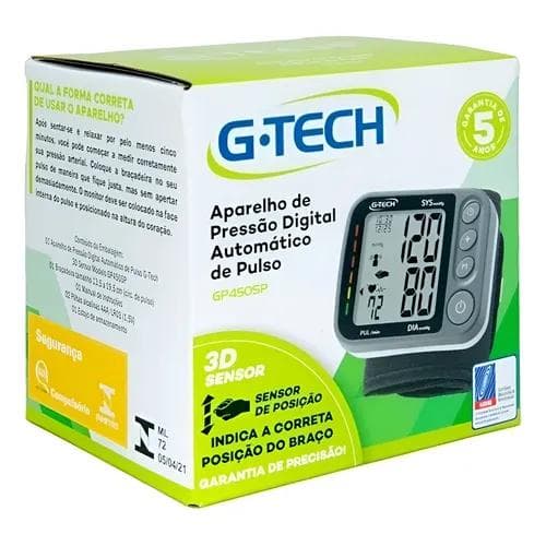 Aparelho de Medir Pressão Digital de Braço G-tech Bsp11
